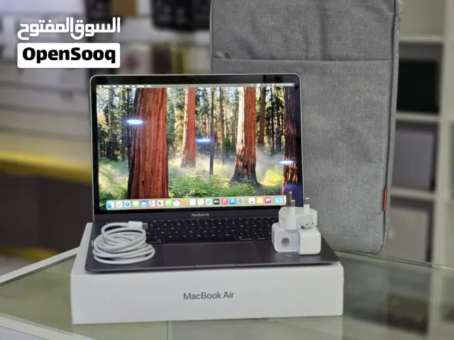 Macbook Air 2020 M1/8GB RAM/512GB SSD ماكبوك إير 2020 بمعالج M1 + الشاحن الاصلي + الكرتون + شنطة