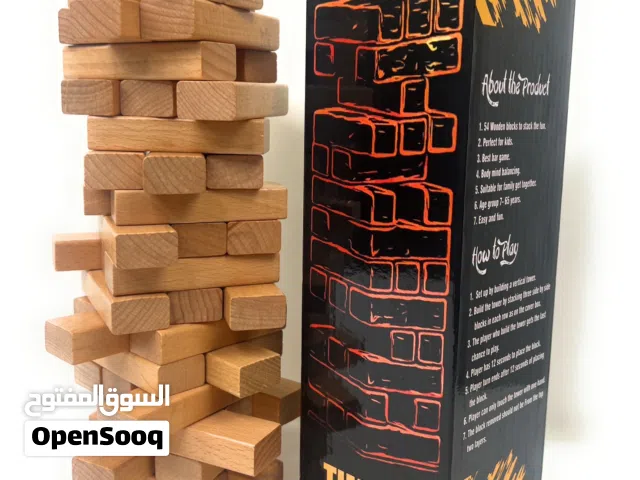 Classic Wooden Stacking Tower Game – Fun Family & Party Game for All Ages