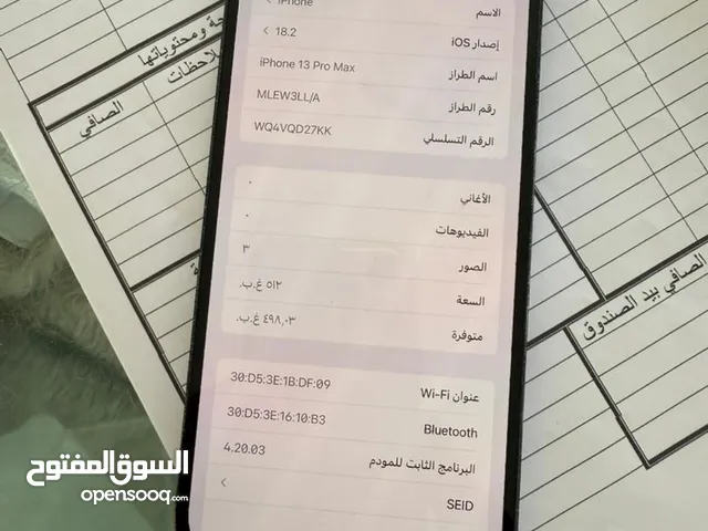 Apple iPhone 13 Pro Max 512 GB in Aden