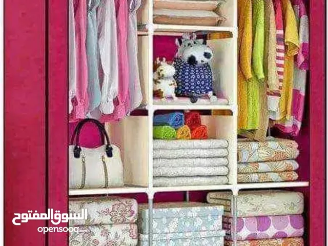 خزانة القماش مثالية لتخزين الملابس أو أشياء أخرى هذا خيار رائع لغرفة الطفل أو غرفه نوم