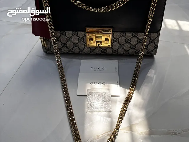 Gucci Small Padlock Shoulder Bag in GG Supreme Canvas & Leat...