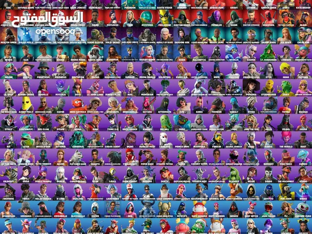 حساب فورت نايت ترافيس سكوت نادر للبيع مع 300 سكن السعر 26 دينار كويتي اساسي يربط سوني و pc و Xbox