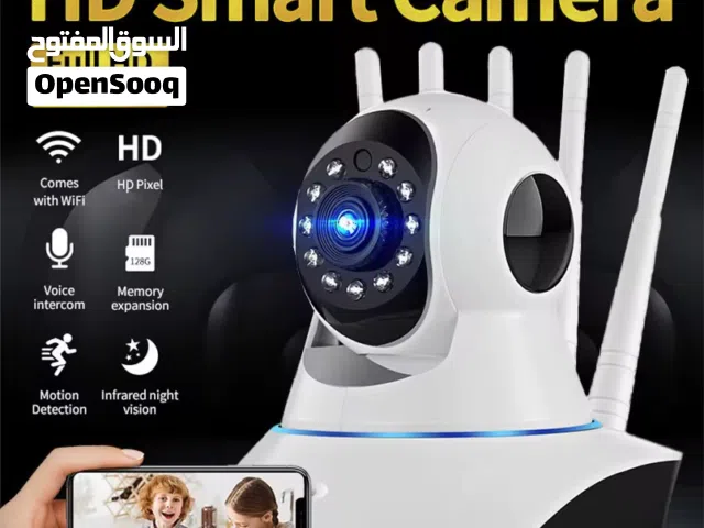 كاميرا المراقبة الذكية Z-3063 بدقة HD مع خاصية التحريك والاتصال اللاسلكي