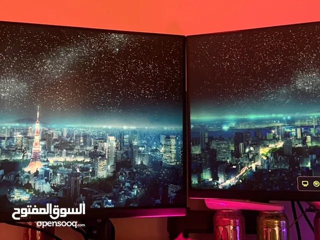 2 Monitors : Msi 180hz 24 inch, Msi 100hx 27inch monitors