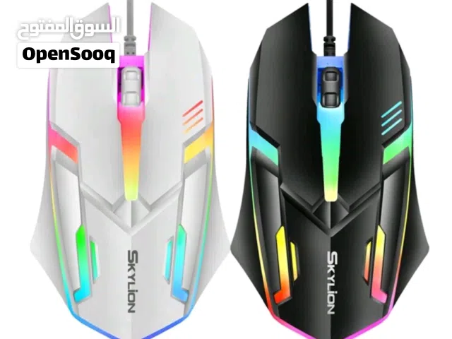 Wired 3 Keys Mouse Colorful Lighting Gaming And Office Compatible.