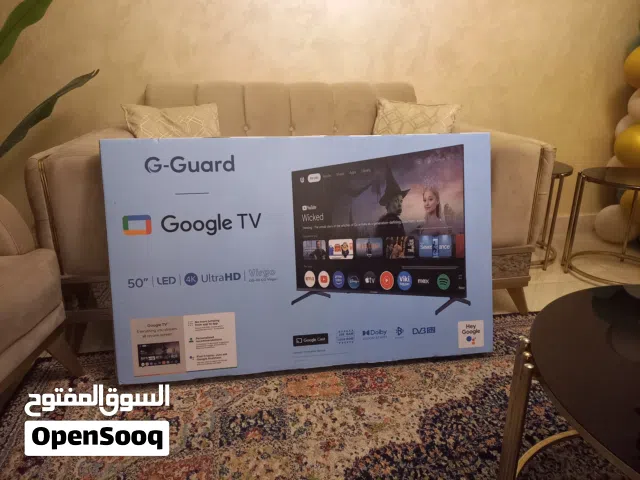 شاشة جي جارد 50 انش جديدة بالكرتونة للبيع بسعر حرق
