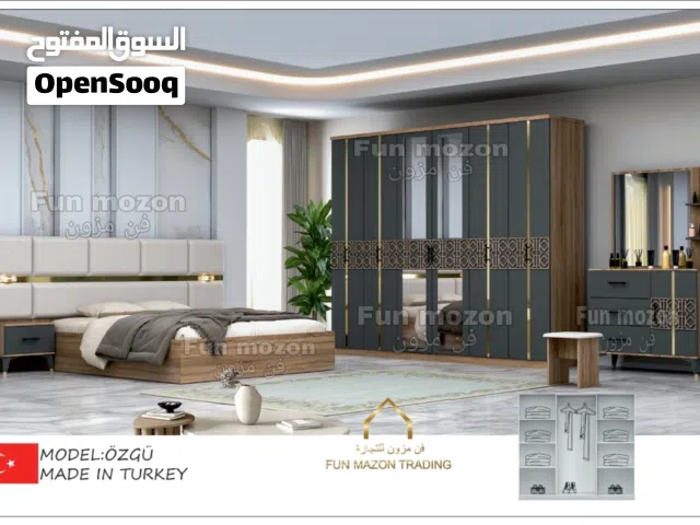 غرف النوم التركي 7 قطع معاهم دوشق والتركيب مجاني