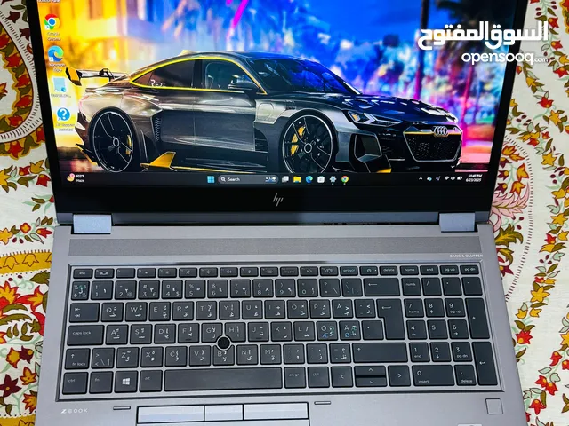 HP ZBook Fury 15 G7 Mobile workstation Intel Core i7-10850H (6 cores, up to 5.10GHz Turbo 10Th Gen.