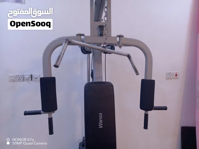 جهاز حديد كامل متكامل الي تمرين الجسم كامل كتف وظهر وصدر ورجلين وزن 95كليو