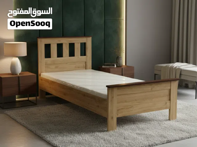 سرير خشبي مفرد كلاسيكي- 904 (90x190)