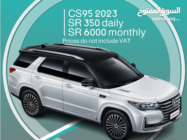 Changan CS95 2023 for rent Khobar - Free Delivery for monthly rental