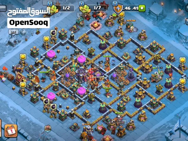 حساب كلاش تاون 15 بيع او تبديل بحساب ببجي