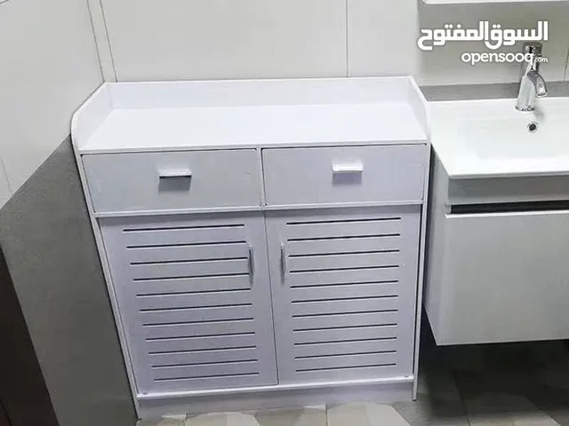 خزانة متعددة الاستخدامات ضد الماء خزانة عملية ومتينه مثالية للحمّام  مقاومة للماء وسهلة التنظيف،