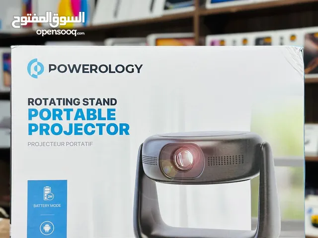 بروجكتر باورلوجي الذكي – شاشة 150 إنش في أي مكان بدقة Full HD جديد ضمان سنة