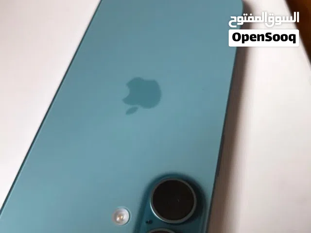 iPhone 16 المساحة: 128 جيجا • حالة الجهاز: ممتازة جدًا (استعمال خفيف) • صحة البطارية: 96%