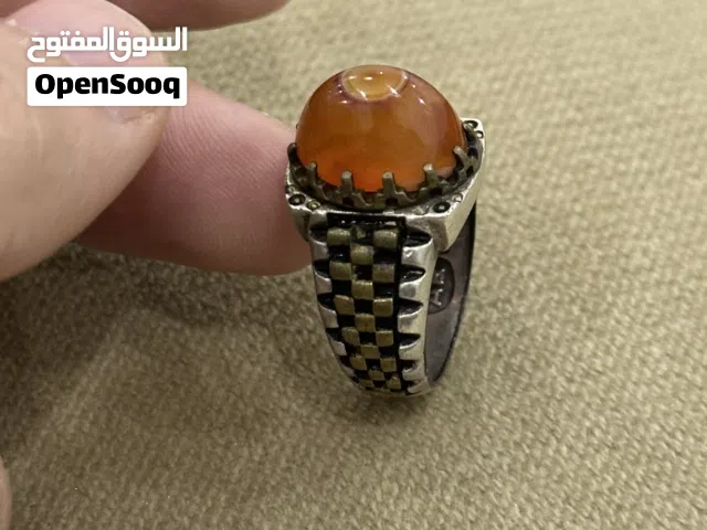 للبيع مجوعه خواتم وسوار فضه انتيك