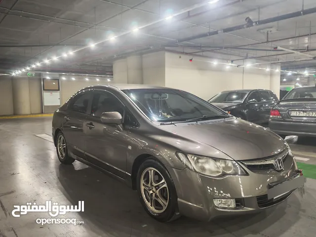 هوندا سيفيك سيدان 2008 لون فيراني اوتوماتيك سيارة توب نفض جديد - Honda Civic 2008 الفحص مرفق