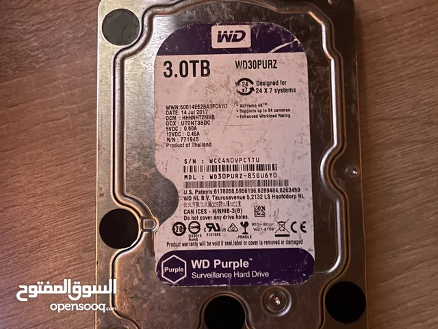 Western Digital 3.0Tb Wd Purple (surveillance Hard Drive)