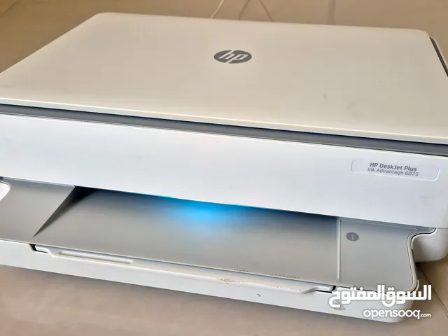 HP Deskjet Plus Ink Advantage 6075 Wireless طابعة نفث الحبر اللاسلكية للطباعة والنسخ والمسح الضوئي