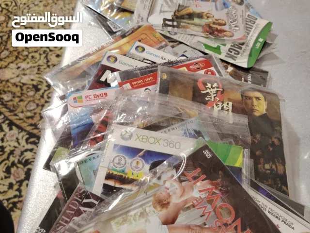 اقراص مدمجه للبيع الواحد بألف وكاملات اربعين ألف العدد 61 قرص ومن يمهن العاب قديمه افلام قديمه