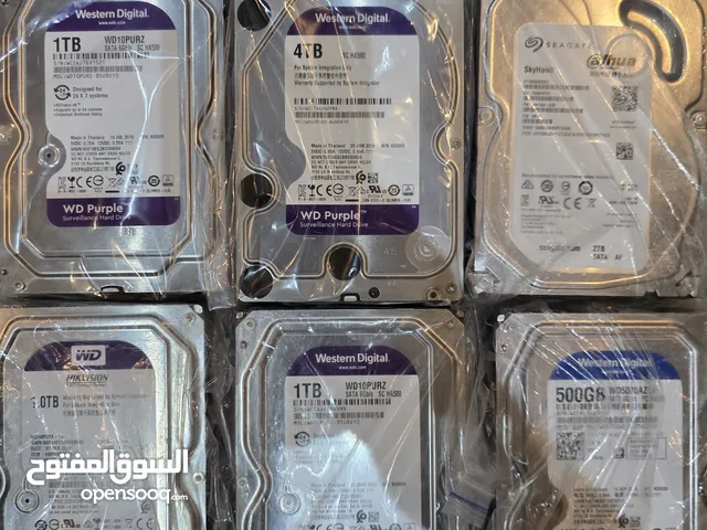 هاردسكات للكمبيوتر او سستم الكاميرات 500GB/1TB/2TB/3TB/4TB