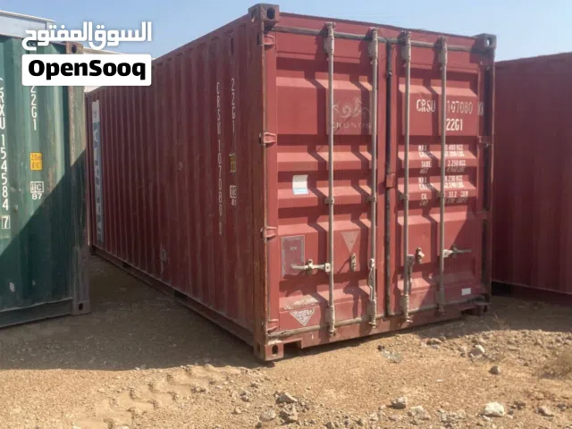 تخفيض من 545 الى 495حاويات كونتينر 20 قدم 6 متر بسعر معقول موجود في البريمي وممكن التوصيل بسعر مناسب