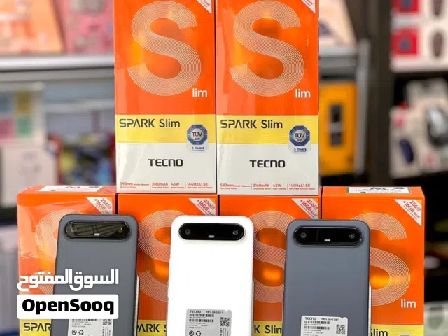 تكنو سبارك سليم جديد بالكرتونة 256 جيجا 16 رام