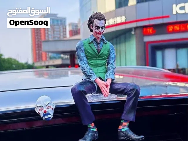للبيع مجسم شخصية الجوكر بحجم متوسط، بحالة ممتازة جداً وكأنه جديد، مناسب لهواة الجمع ومحبي شخصيات الك