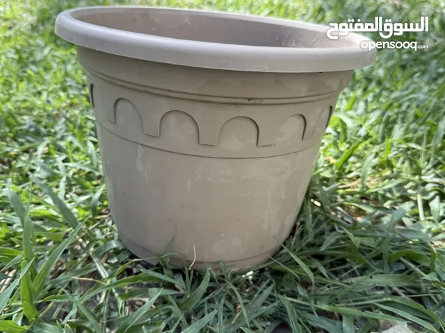 Beige Plastic Plant Pots – 5.9L Purchased 2.5 BD
