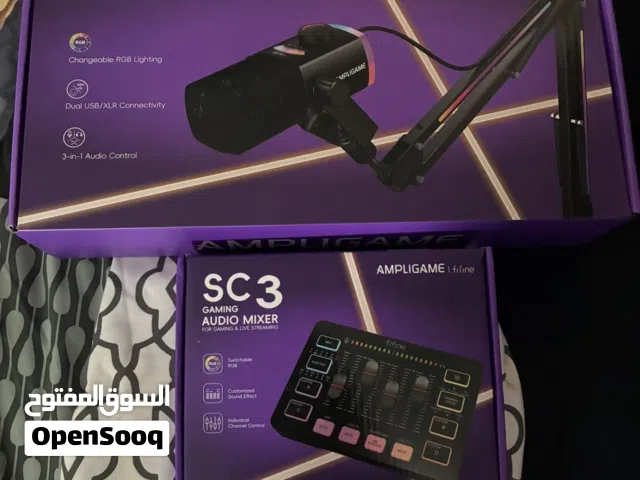 Mic and mixer and keyboards