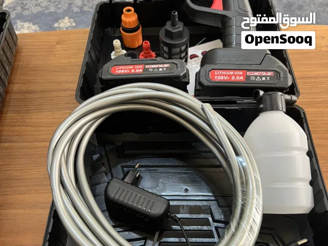 فرد مضخة غسيل شحن بطاريتين غسيل سيارة سقي شجر رش مبيدات تنظيف اركان وخلايا شمسيه
