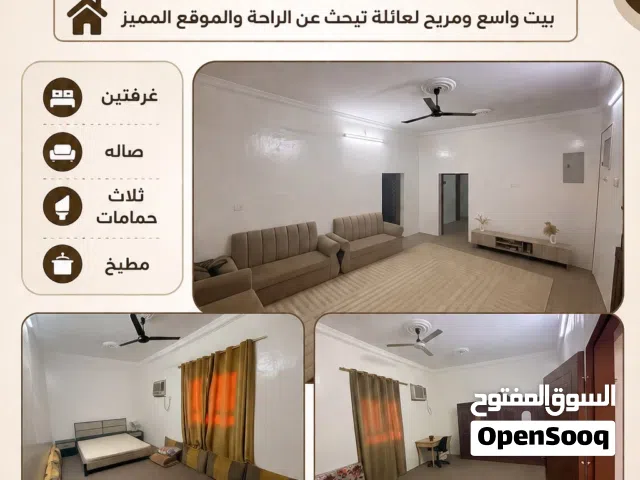 2 m2 2 Bedrooms Townhouse for Rent in Al Sharqiya Ja'alan Bani Bu Ali