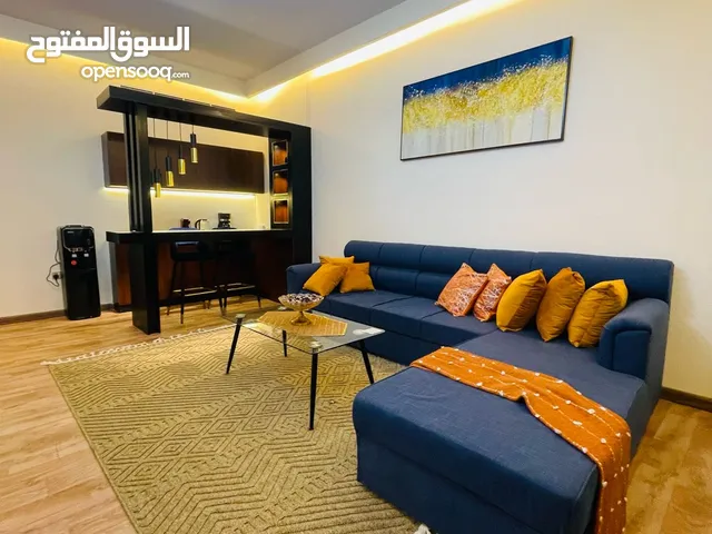 For sale in Ajman, in Horizon Towers Ajman, the most elegant and elegant, two rooms and a hall, over