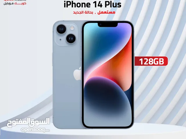 IPHONE 14 PLUS ( 128GB ) USED /// ايفون 14 بلس ذاكرة 128 مستعمل وكاله