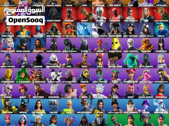 للبيع حساب فورت نايت