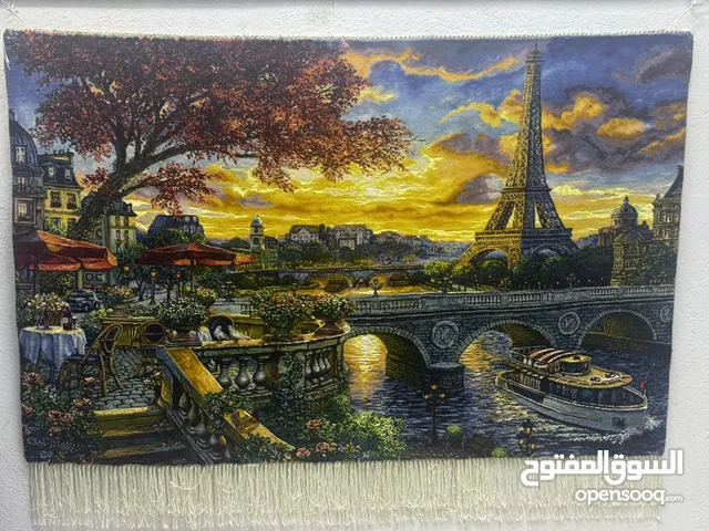 Authentic Iranian Silk Carpet Frame – Elegant Wall Decor إطار سجادة حريرية إيرانية
