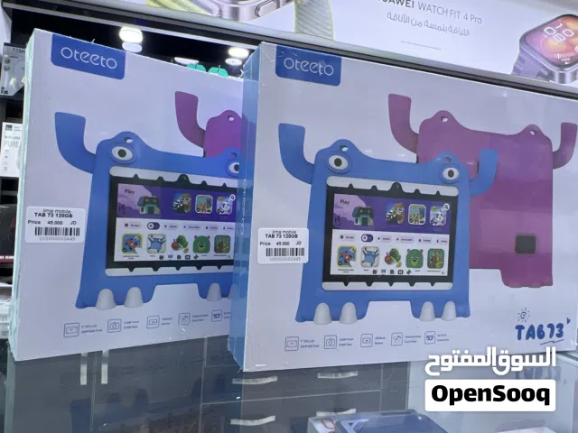 تاب اوتيتو للاطفال 128 جيجابايت  مع كفر مقاوم للكسر  بطارية 3500 مل امبير  جديد مسكر فقط