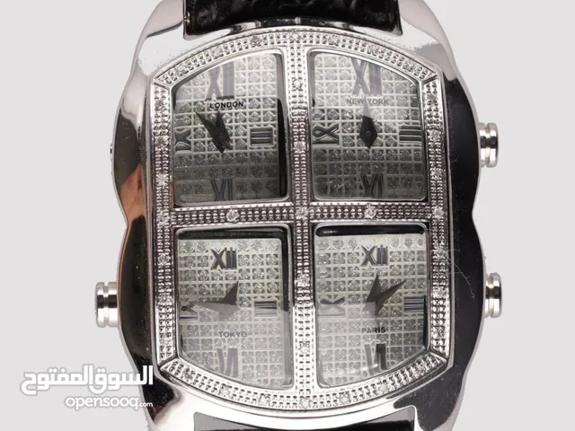 Techno Com by KC Diamond Watch - ساعة الماس حقيقي للبيع المستعجل بداعي السفر- السعر 600 دينار