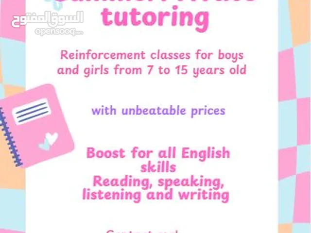 Summer English Tuitions