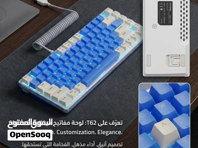 سيطر على اللعبة مع الكيبورد الميكانيكي ZIFRIEND T62!