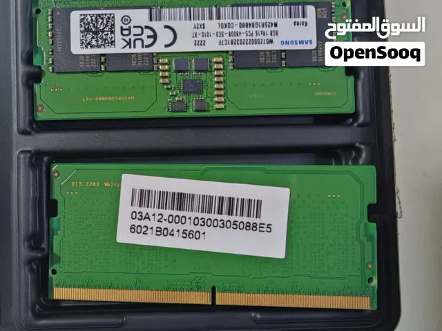 Samsung 2x8 16GB 4800MT/s SODIMM laptop RAM لابتوب رام  DDR5 جيل الخامس