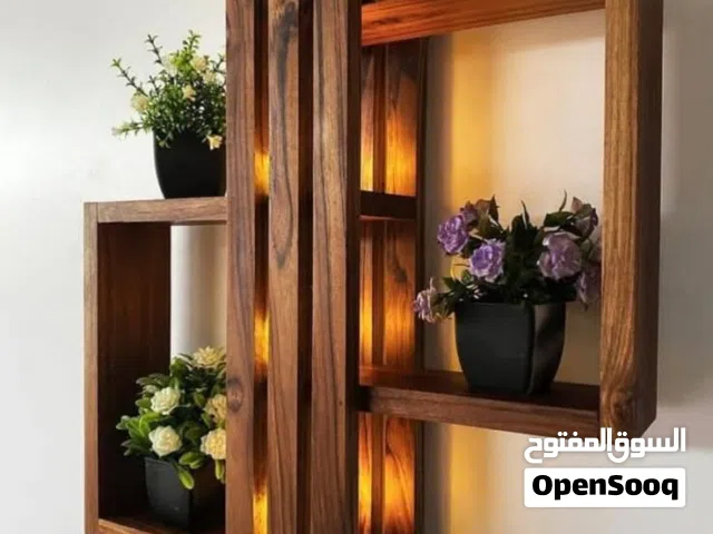 ديكور رفوف نباتات