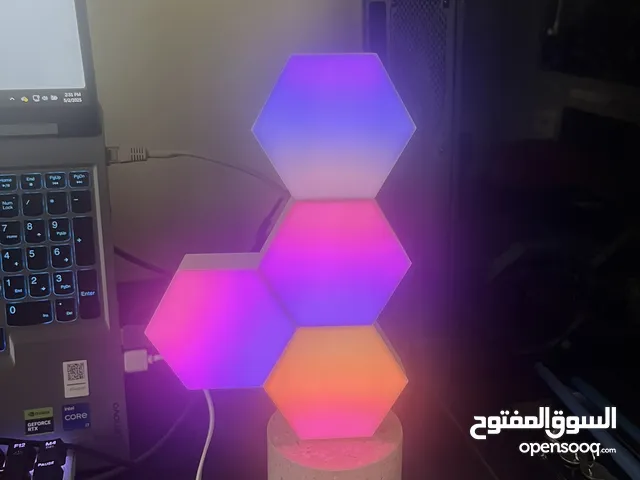 LED hexagon changing lights ( NEGOCIABLE )
