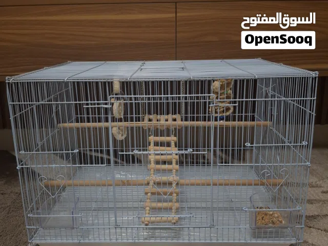 قفص طيور كبير مع الألعاب جديد حجم 45×60 الوصف