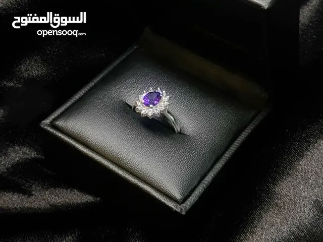 Silver ring with gemstone (natural gemstone from srilanka)