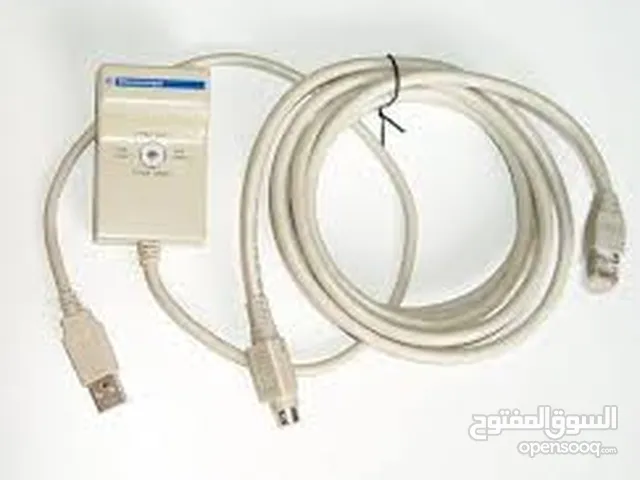 كيبل برمجة اجهزة plc (شندلير /موديكون/تويدو) 1- TSXCRJMD25 Minidin8-RJ45-USB Cable 2-TSXCUSB485 US