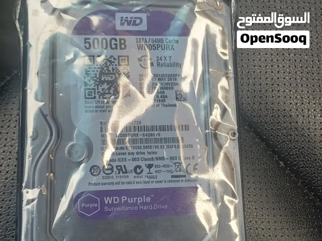 هاردسك كاميرا 500 جيجا WD  للبيع