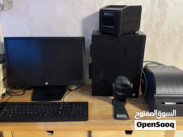 نظام كاشير ونقاط بيع POS متكامل ماركات عالمية (مستعمل كأنه جديد)