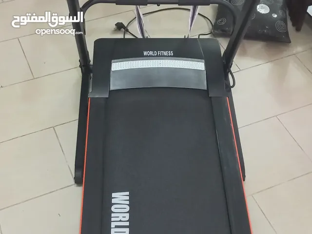 جهاز مشي كهربائي مع رجاج بقشاط امامي Treadmill نوع World Fitness