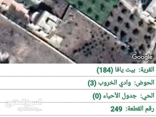 أرض تجارية زراعية سكينة للبيع بسعر مميز وموقع مميز